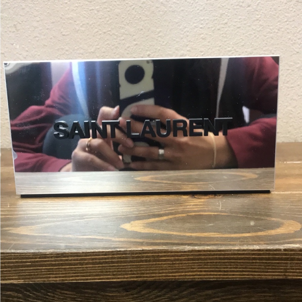 Saint Laurent logo display sign